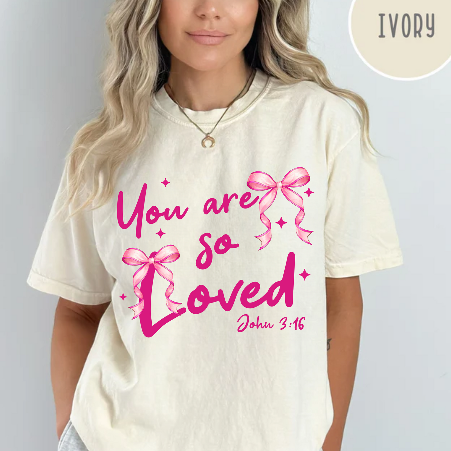 You are so loved, John 3:16 Shirt, Christian Faith Shirt