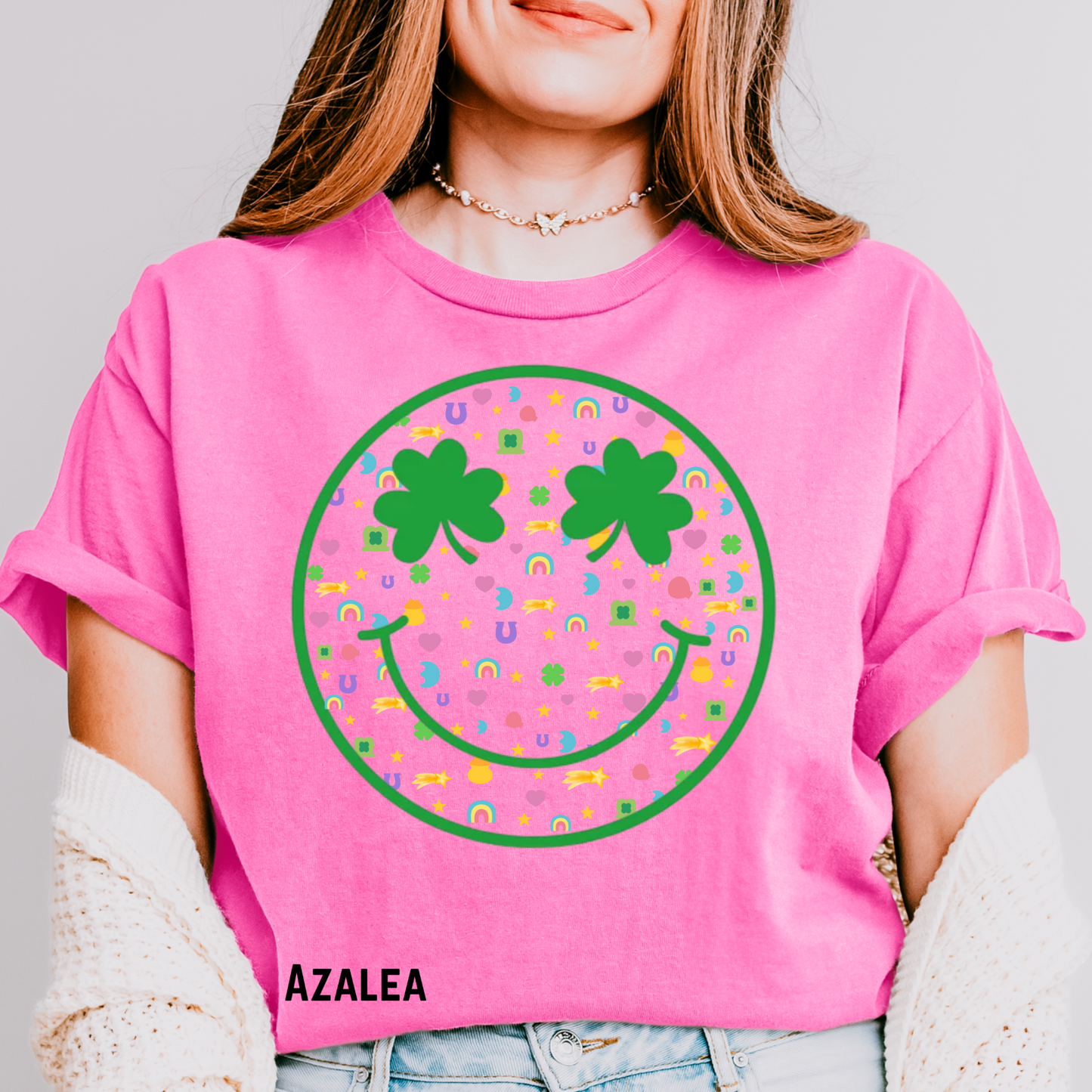 St. Patrick's Day Smiling Face Shirt, St. Patrick's Day Shirt, St. Patrick's Tee Youth & Adult