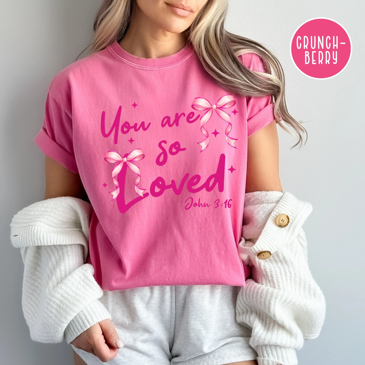You are so loved, John 3:16 Shirt, Christian Faith Shirt