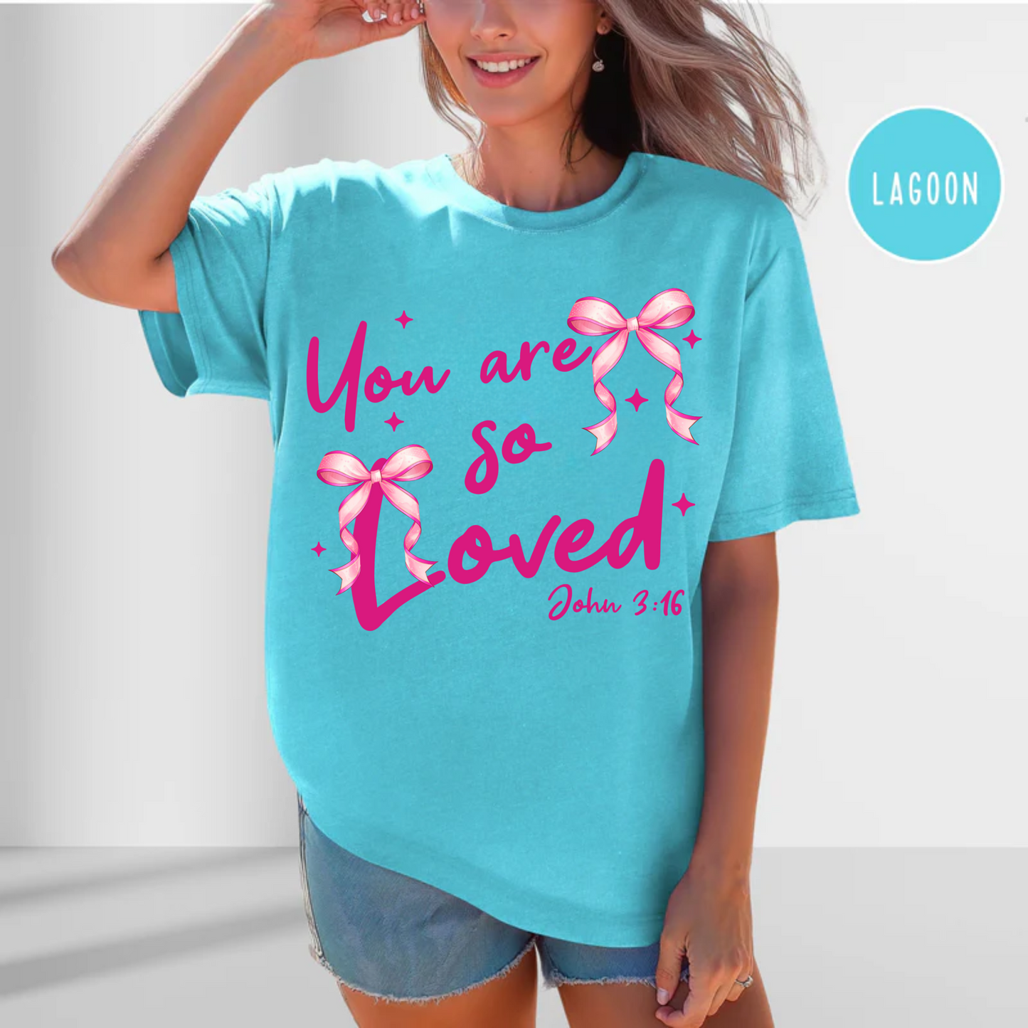 You are so loved, John 3:16 Shirt, Christian Faith Shirt