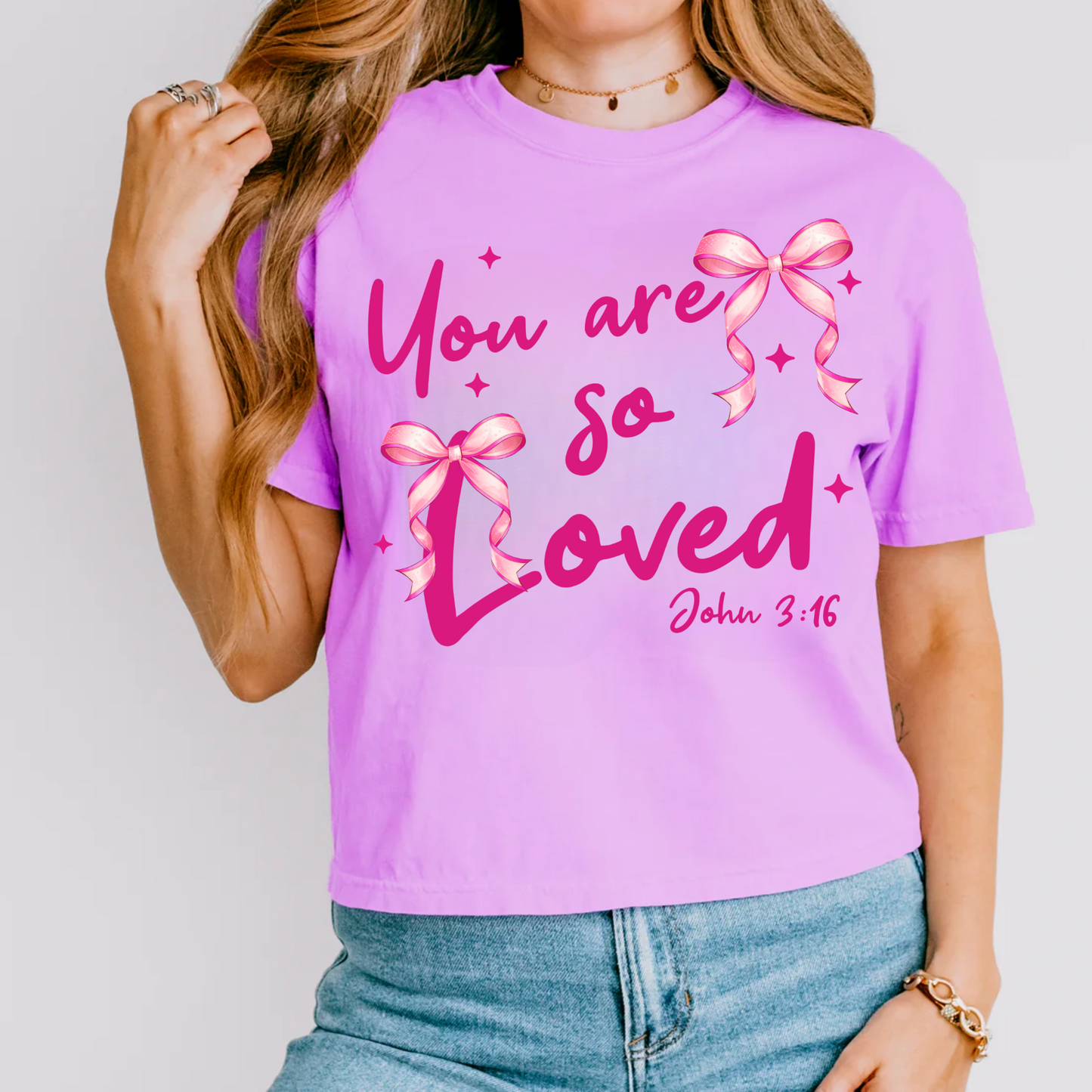 You are so loved, John 3:16 Shirt, Christian Faith Shirt