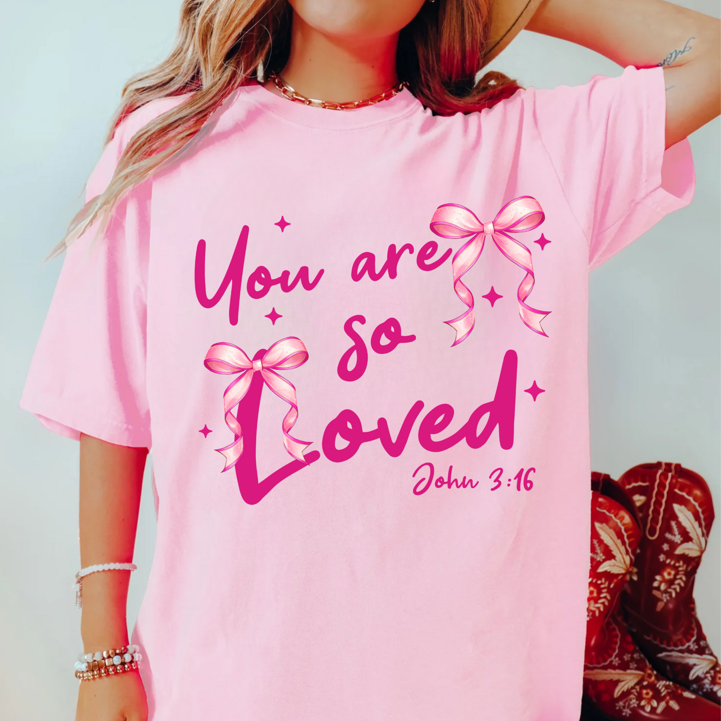 You are so loved, John 3:16 Shirt, Christian Faith Shirt