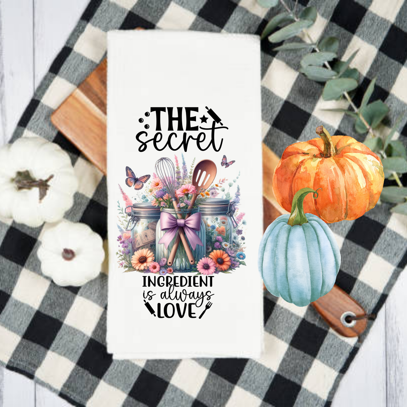 Kitchen Towels, Fall, Sunflowers and Farm Animals