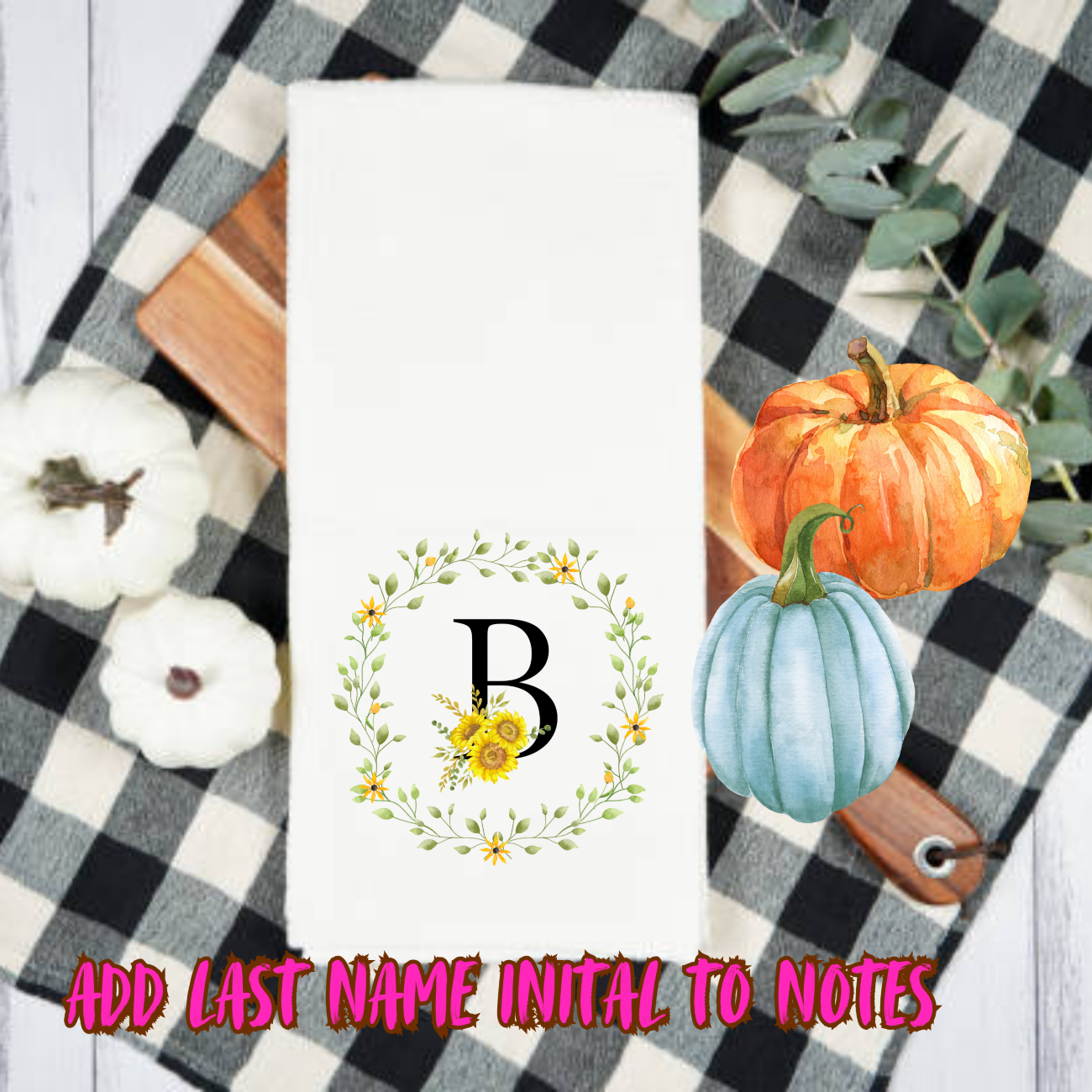 Kitchen Towels, Fall, Sunflowers and Farm Animals