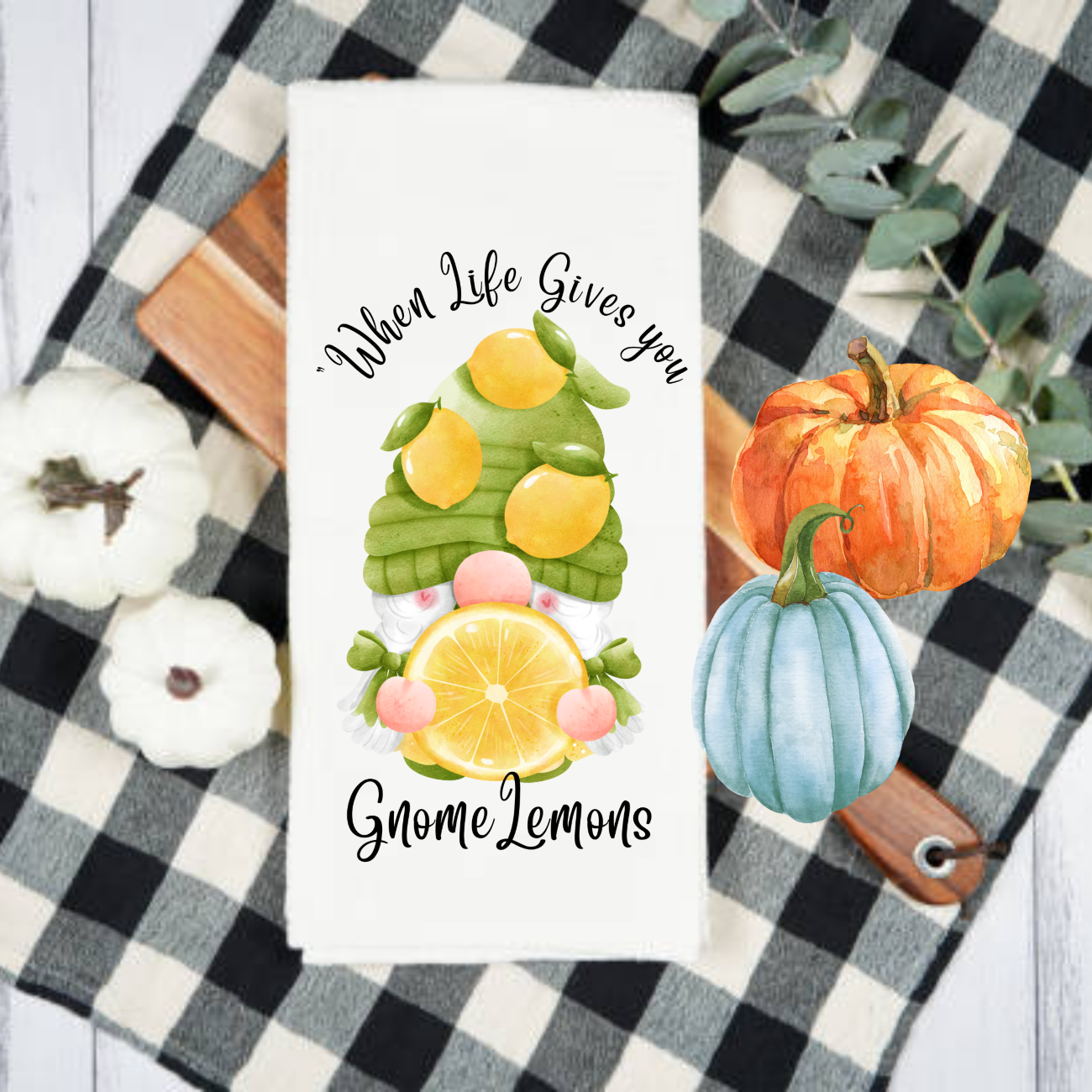Kitchen Towels, Fall, Sunflowers and Farm Animals