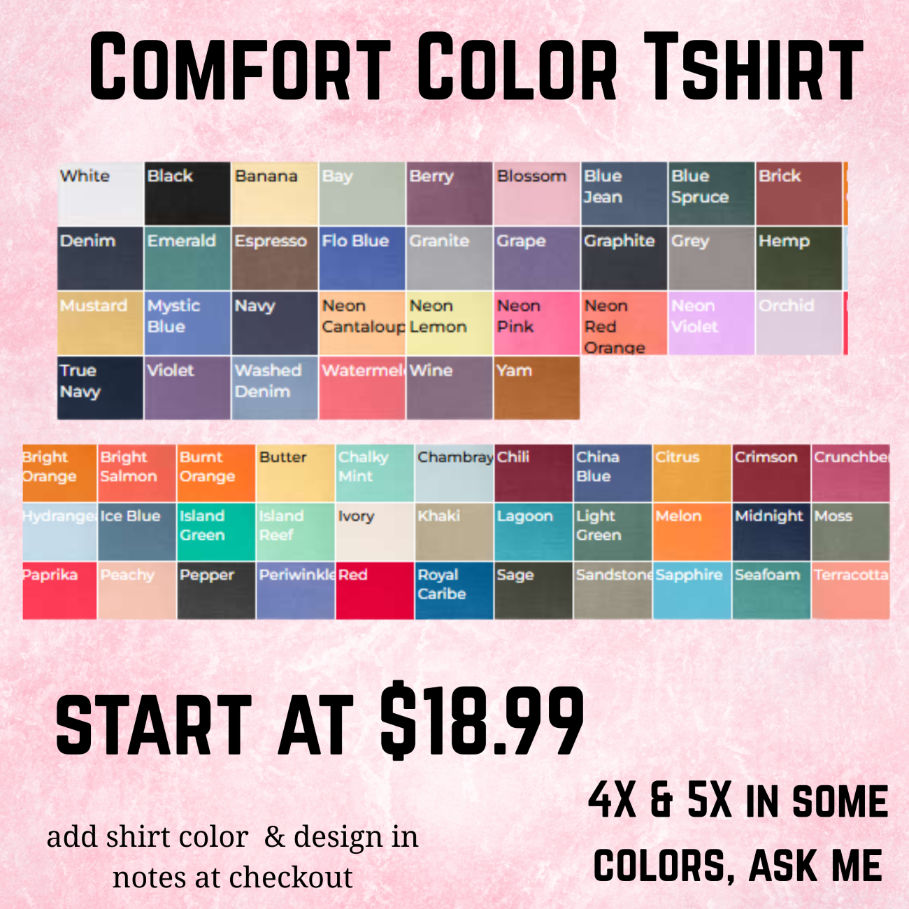 Claim Live Tshirts, Gildan Tee's, Long Sleeve, Crewneck and Comfort Color