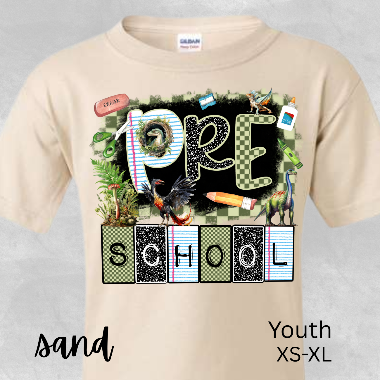 First Day of School Shirt, Youth Pre-K - Sixth Grade Shirts, Gildan T-Shirt