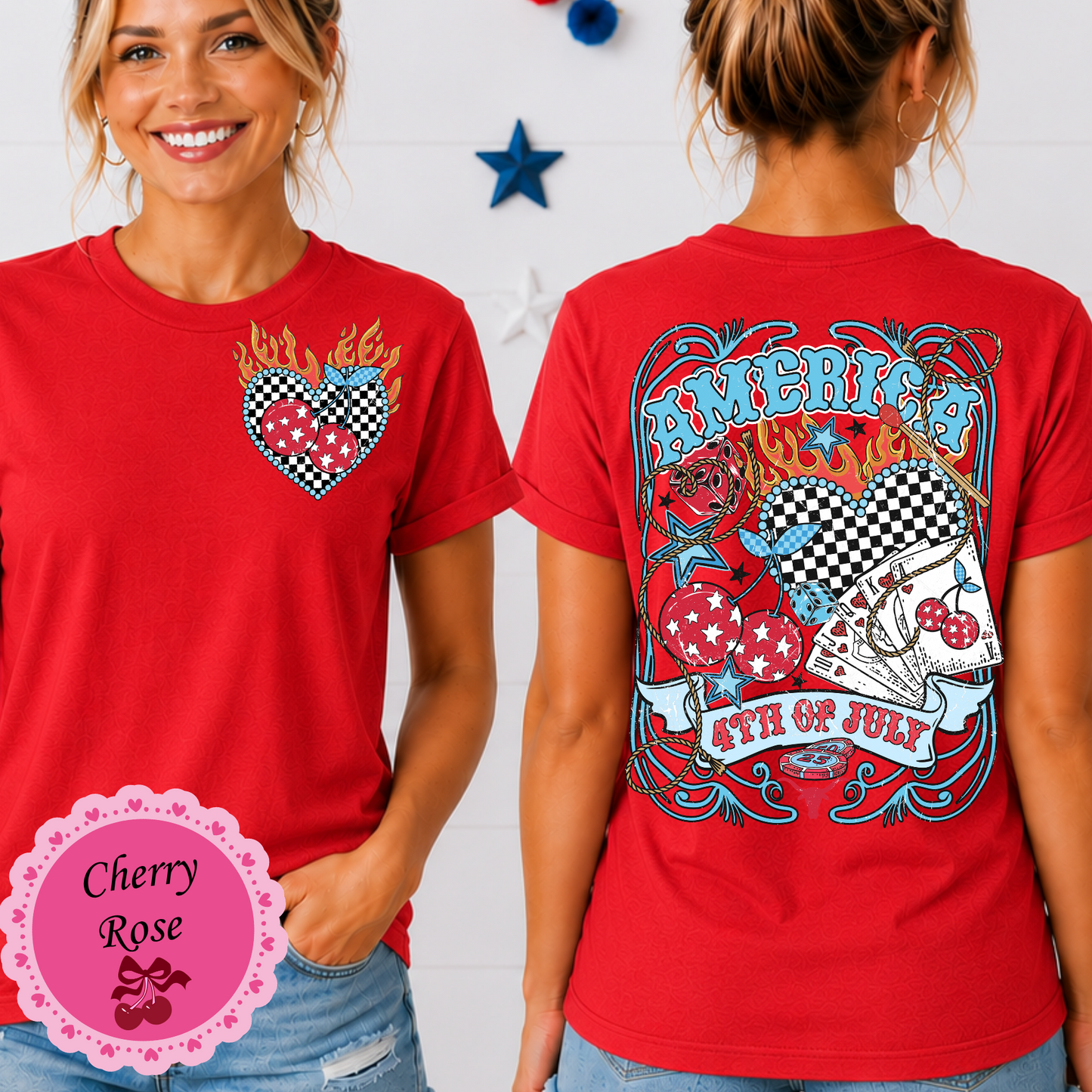 4th of July, Independence Day Tee, Patriotic T-shirt