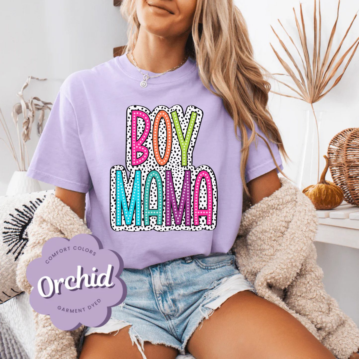 Boy Mama T-Shirt, Boy Mom Shirt, Comfort Color Tee