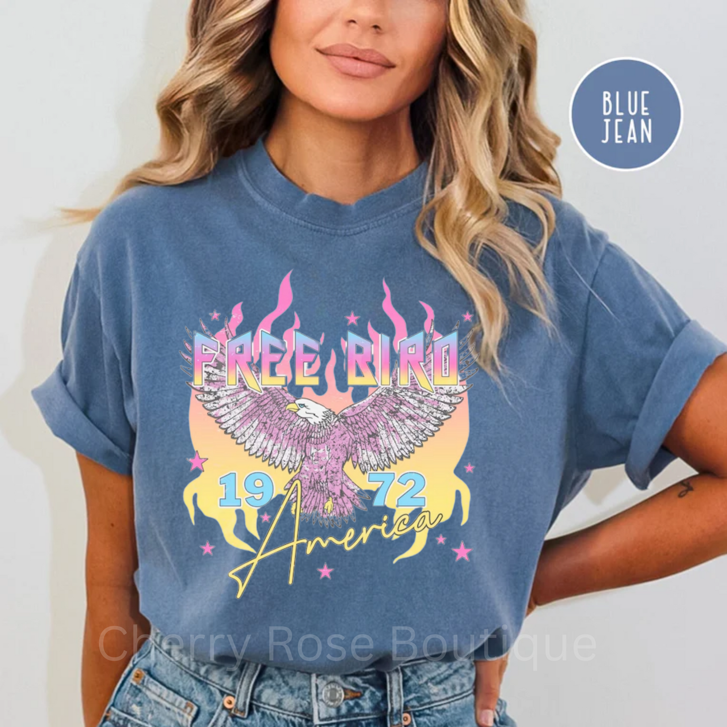 Free Bird Music Shirt, Comfort Color Tee