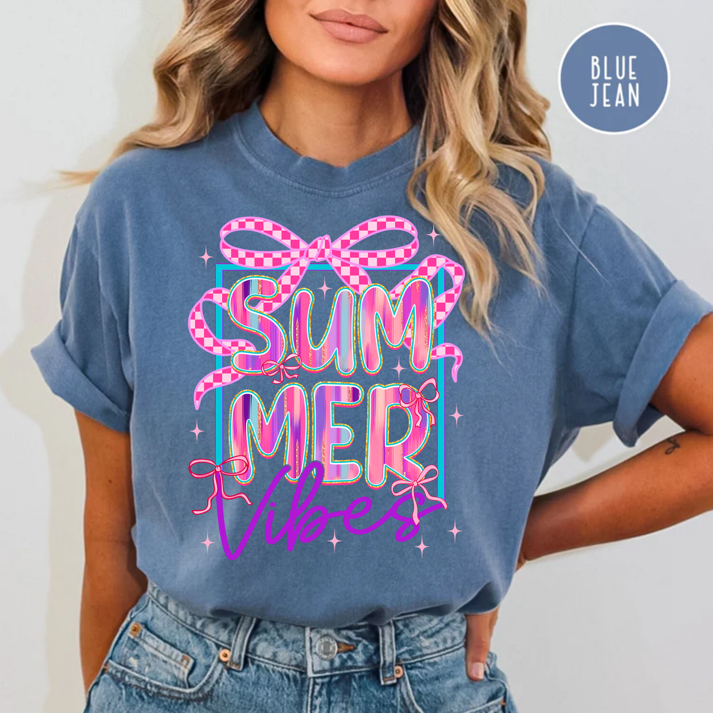 Summer Vibes T-Shirt, Summer Coquette Shirt, Comfort Color Tee's