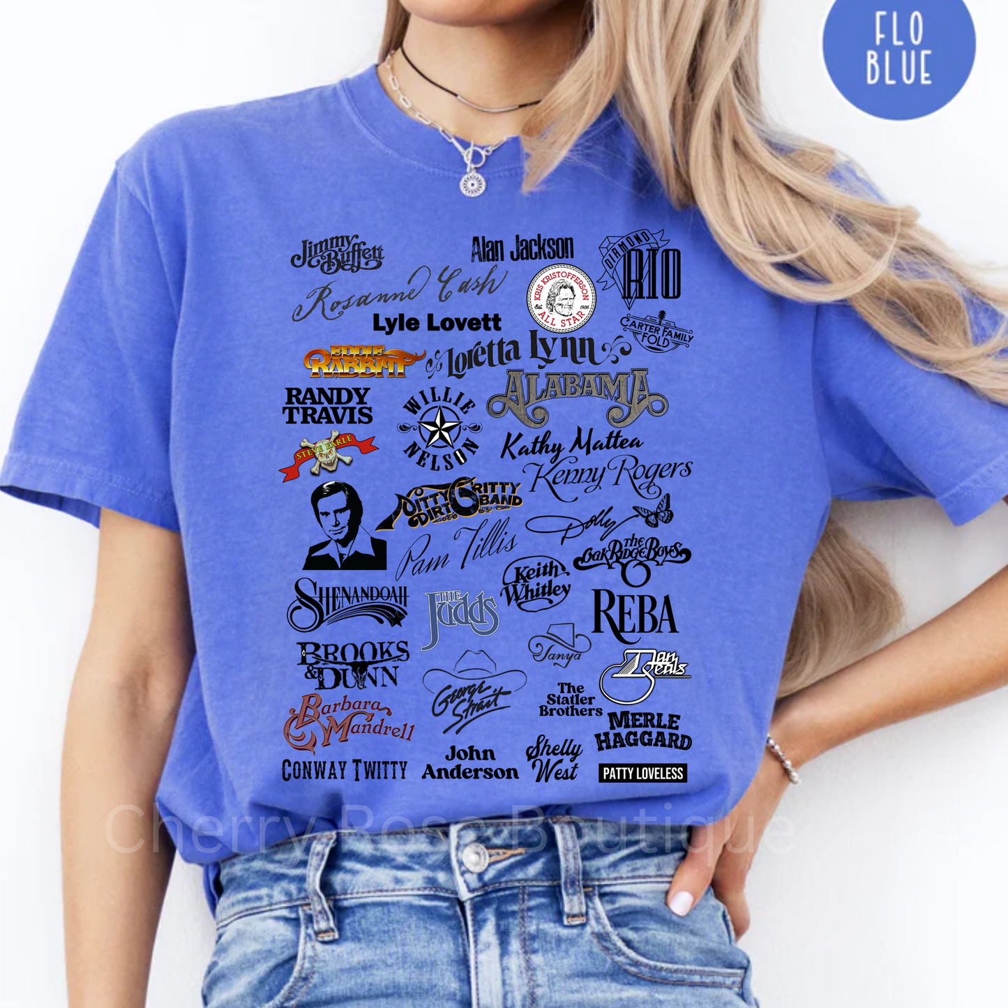 80's Country Bands Comfort Color Tee