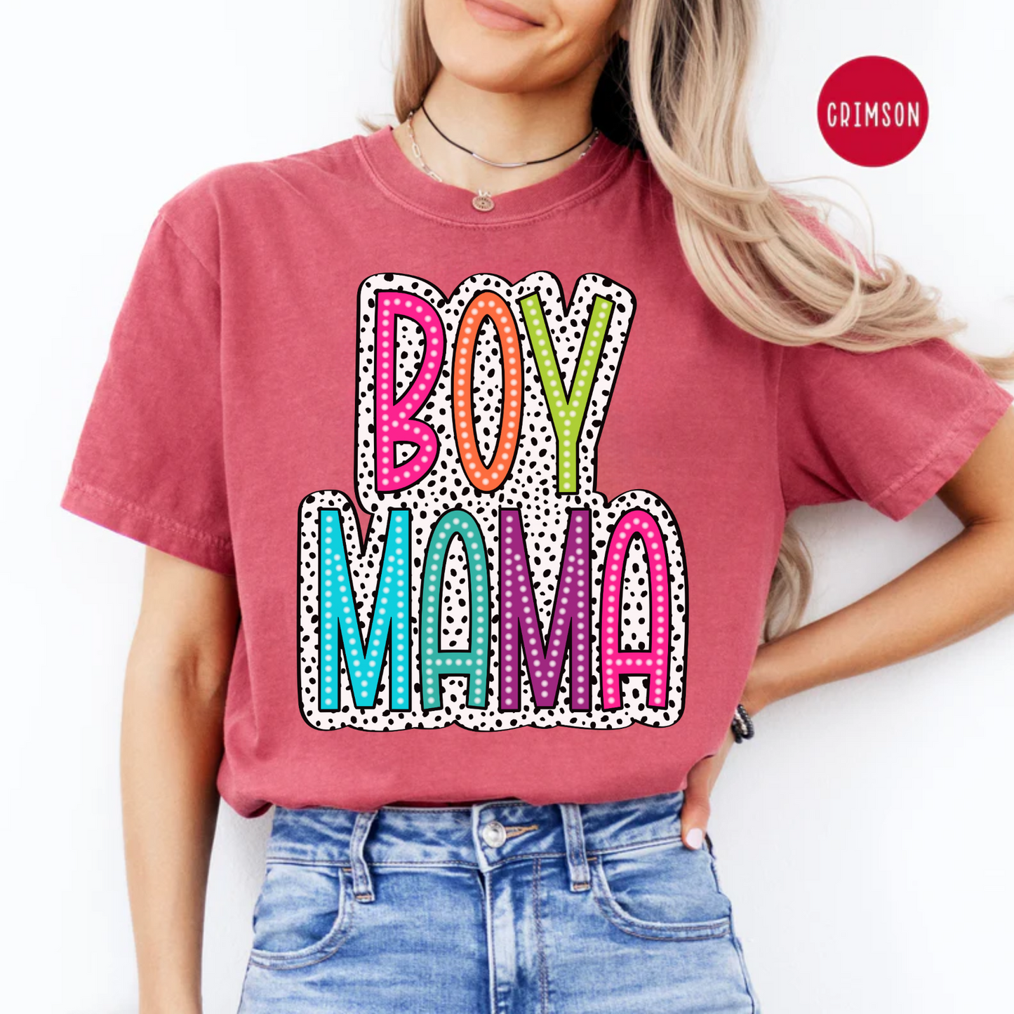 Boy Mama T-Shirt, Boy Mom Shirt, Comfort Color Tee