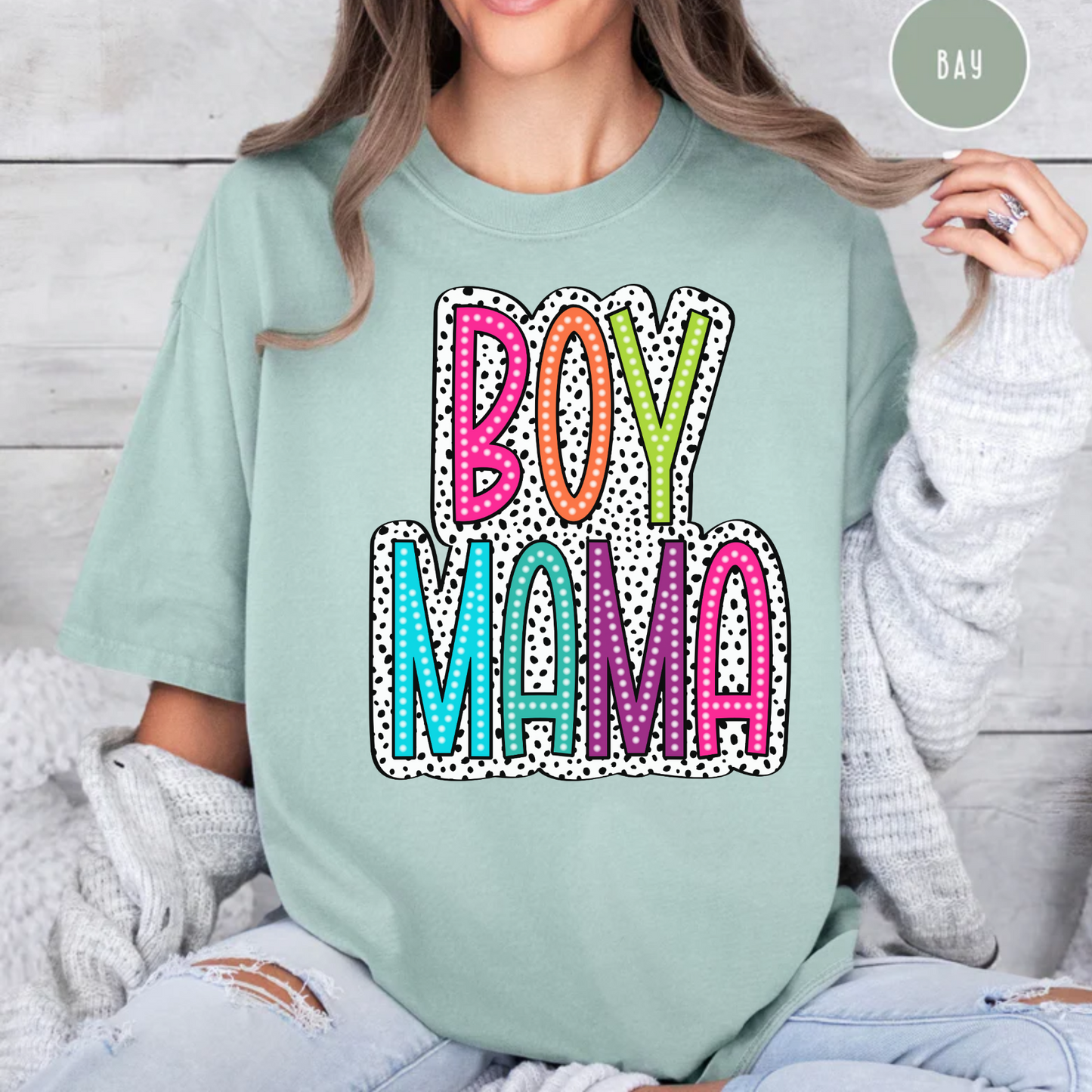 Boy Mama T-Shirt, Boy Mom Shirt, Comfort Color Tee