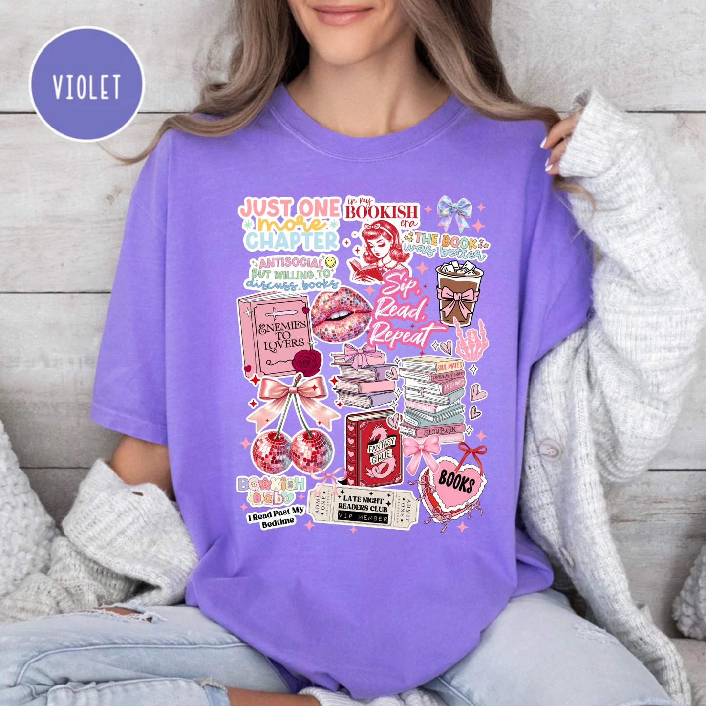 Book Lover T-Shirt, Book Lover Shirt, Comfort Color Tee