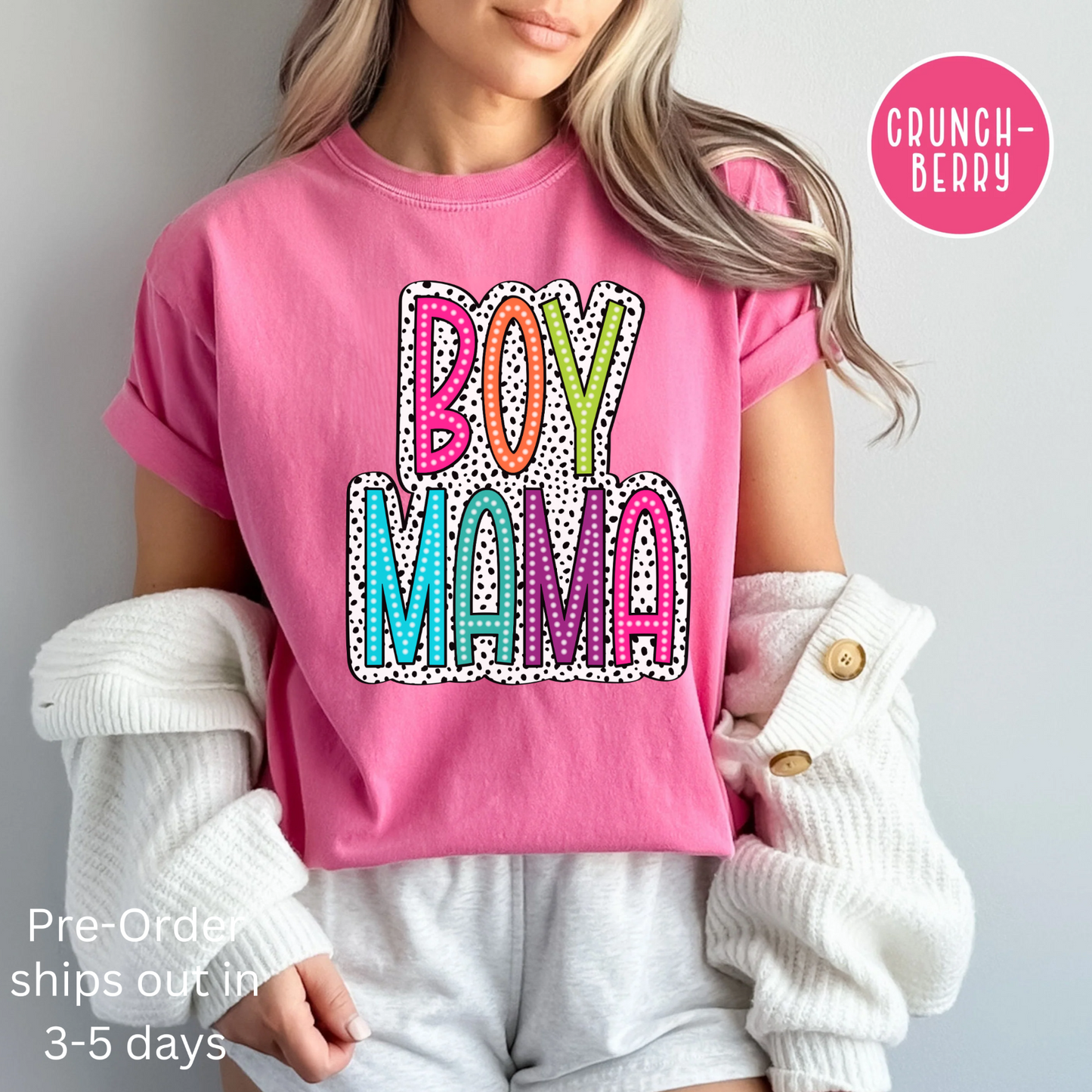 Boy Mama T-Shirt, Boy Mom Shirt, Comfort Color Tee