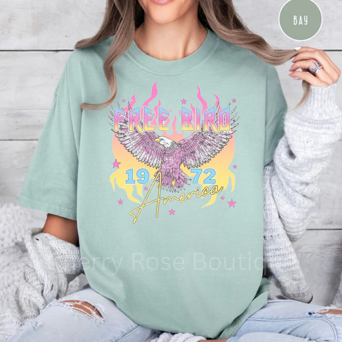 Free Bird Music Shirt, Comfort Color Tee