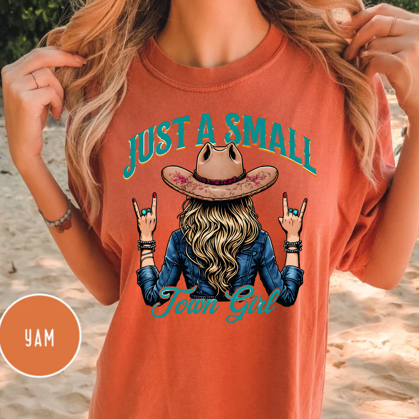 Just a Small Town Girl, Comfort Color Shirt