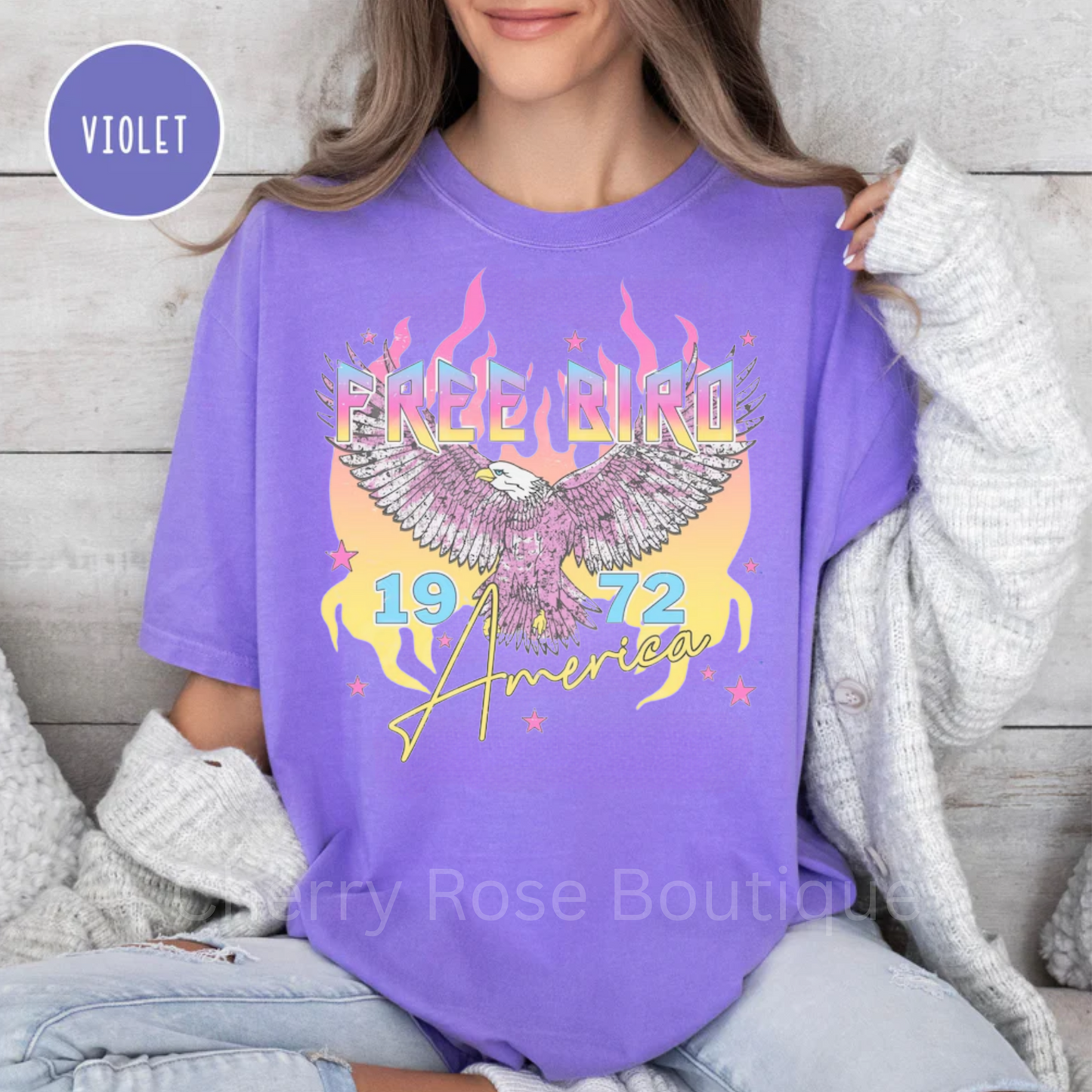 Free Bird Music Shirt, Comfort Color Tee