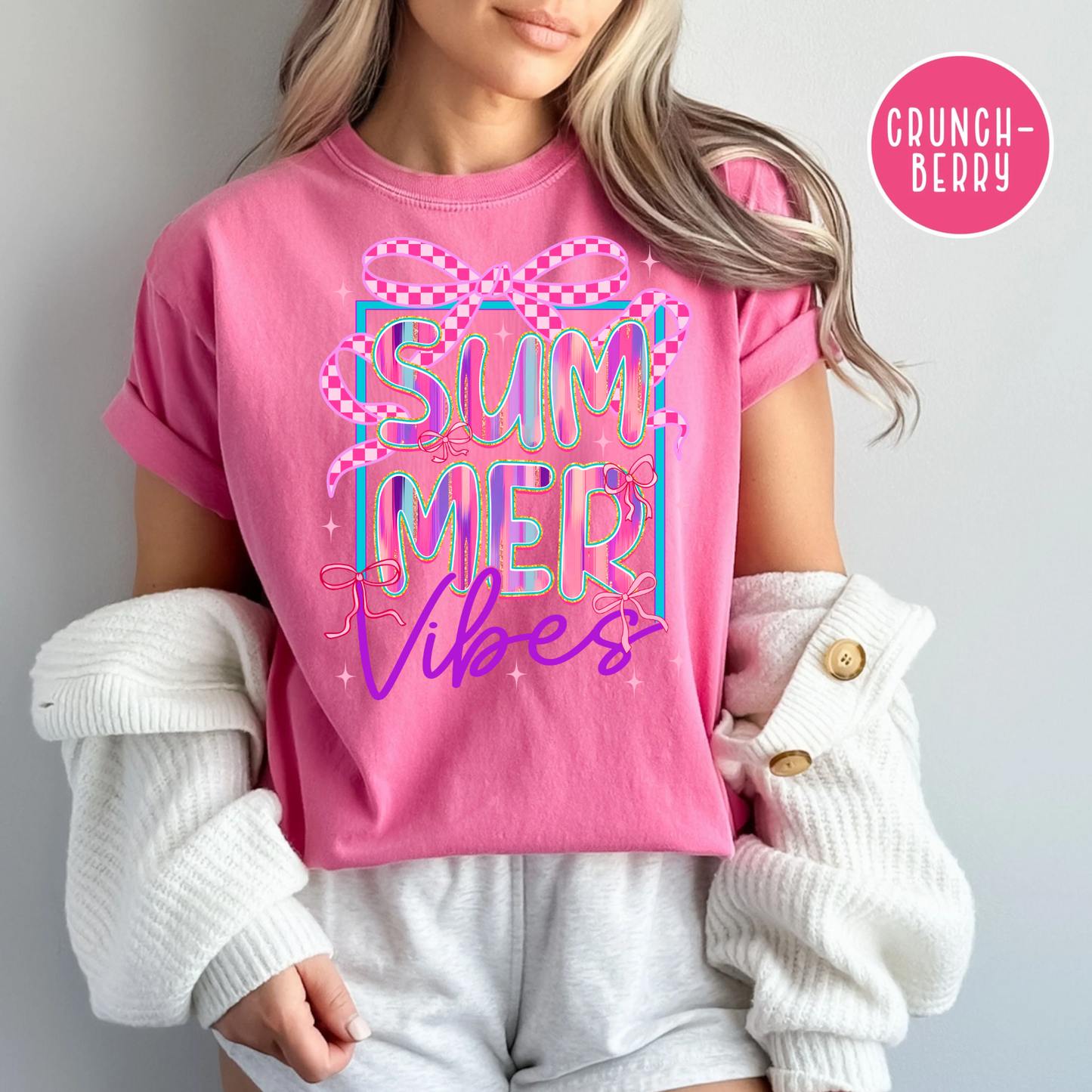 Summer Vibes T-Shirt, Summer Coquette Shirt, Comfort Color Tee's