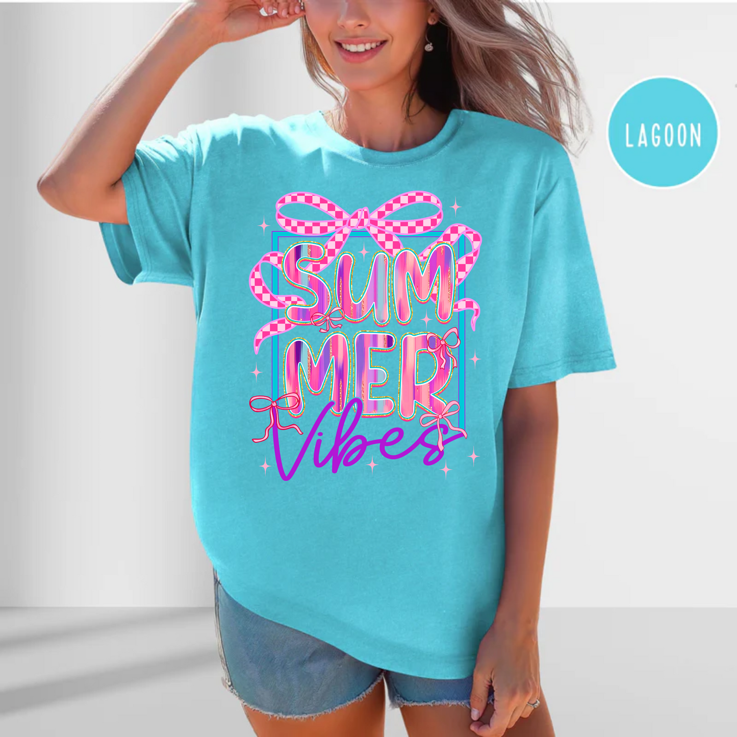 Summer Vibes T-Shirt, Summer Coquette Shirt, Comfort Color Tee's
