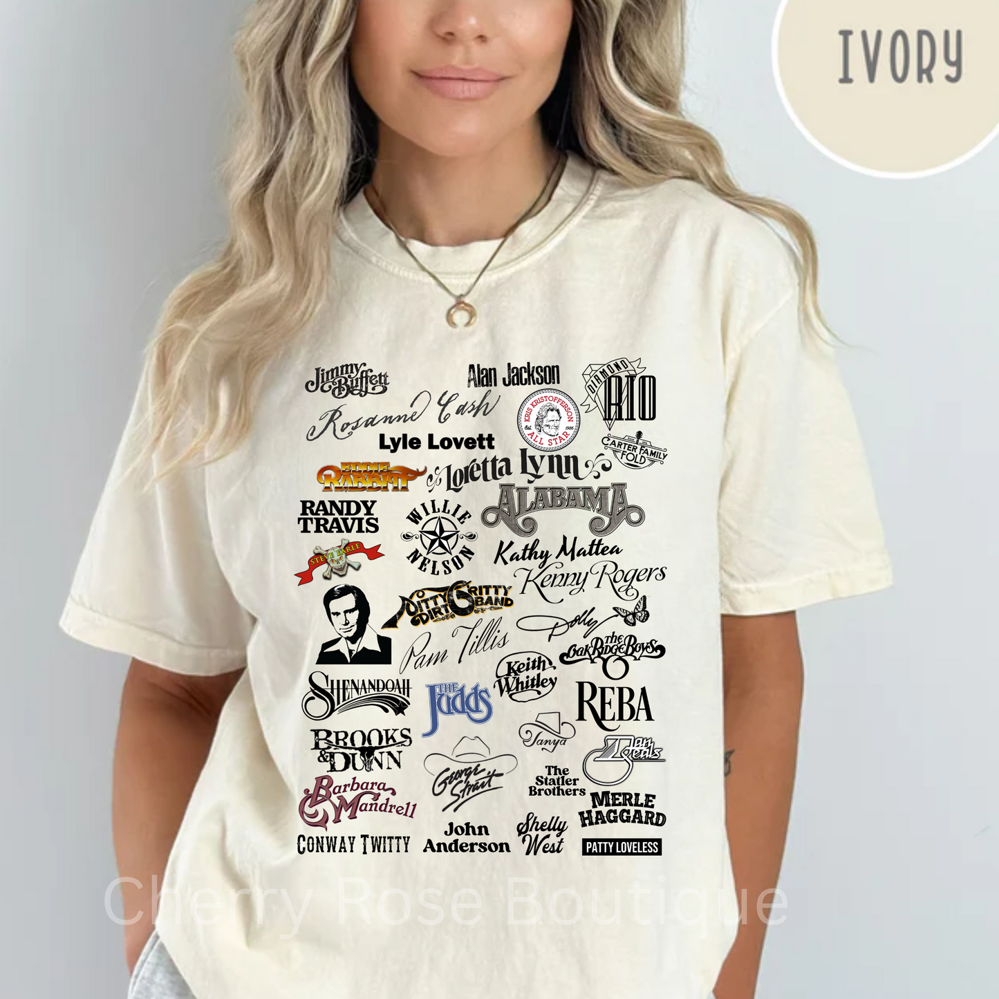 80's Country Bands Comfort Color Tee