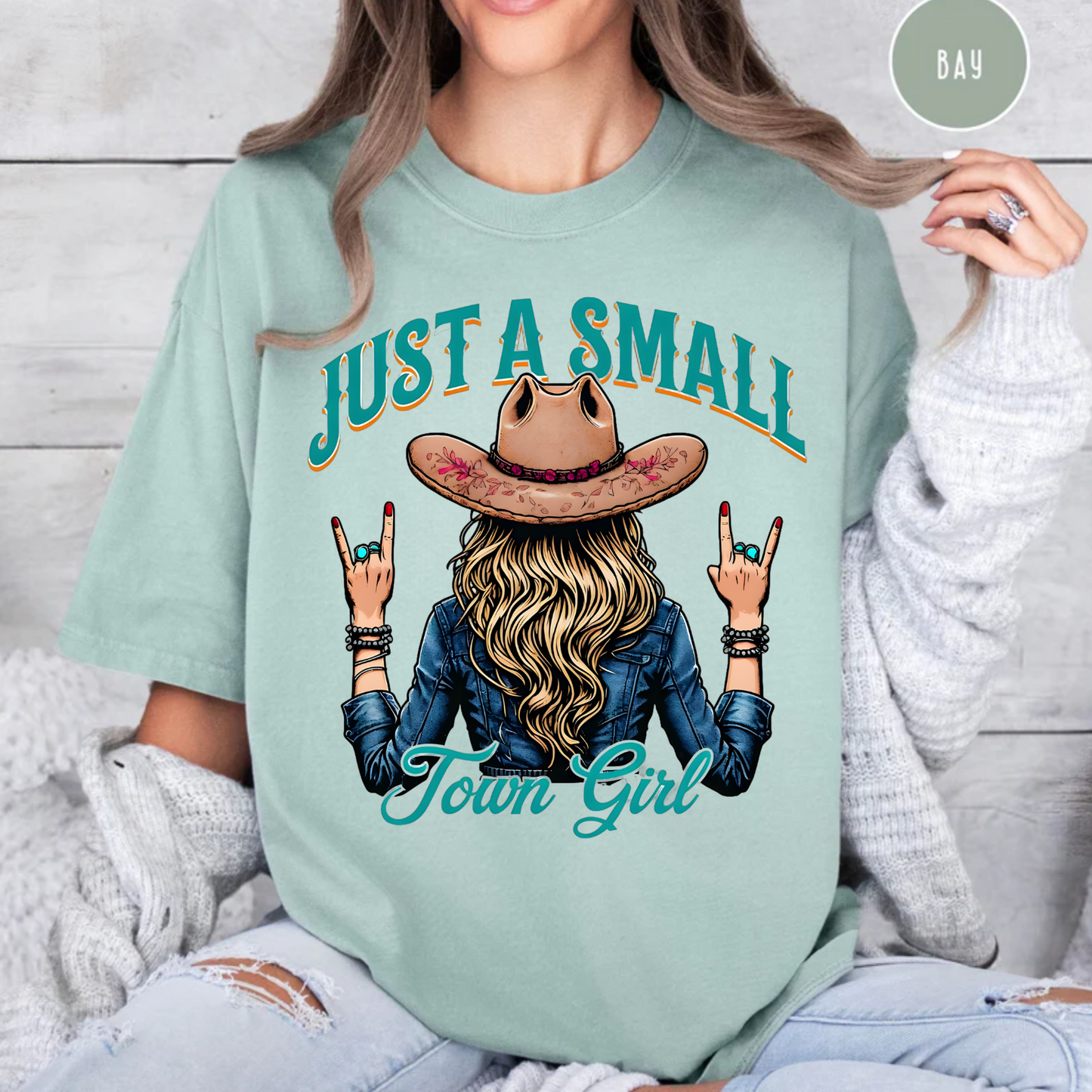 Just a Small Town Girl, Comfort Color Shirt