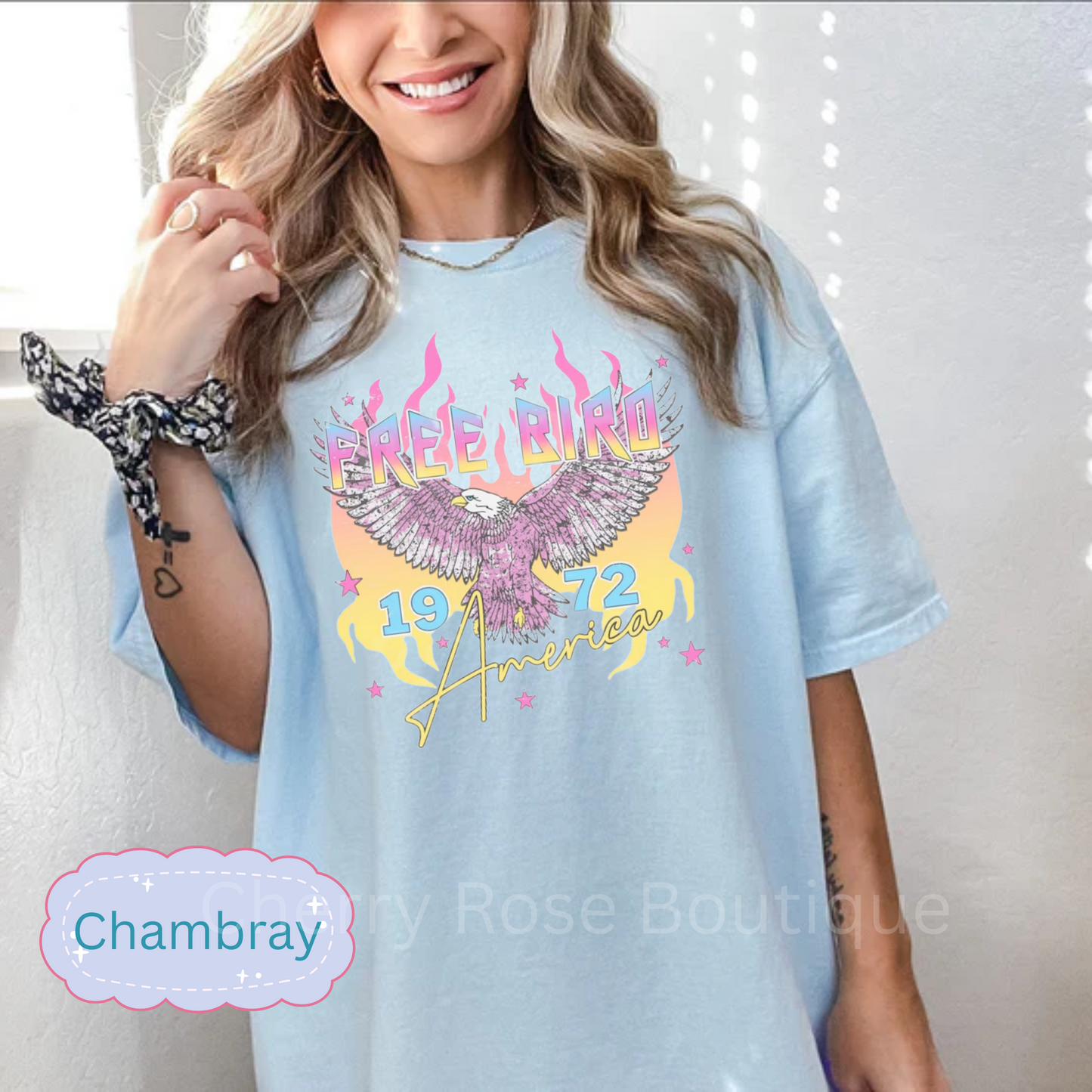 Free Bird Music Shirt, Comfort Color Tee