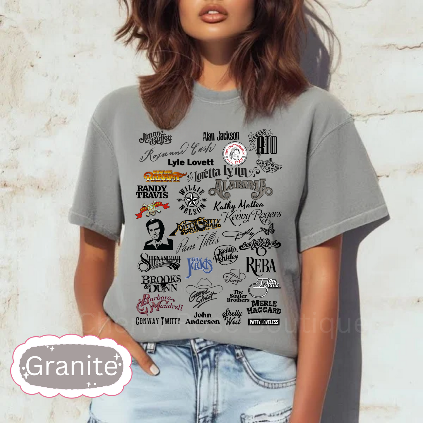 80's Country Bands Comfort Color Tee