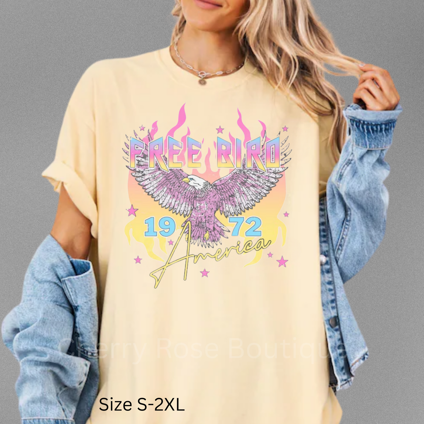 Free Bird Music Shirt, Comfort Color Tee