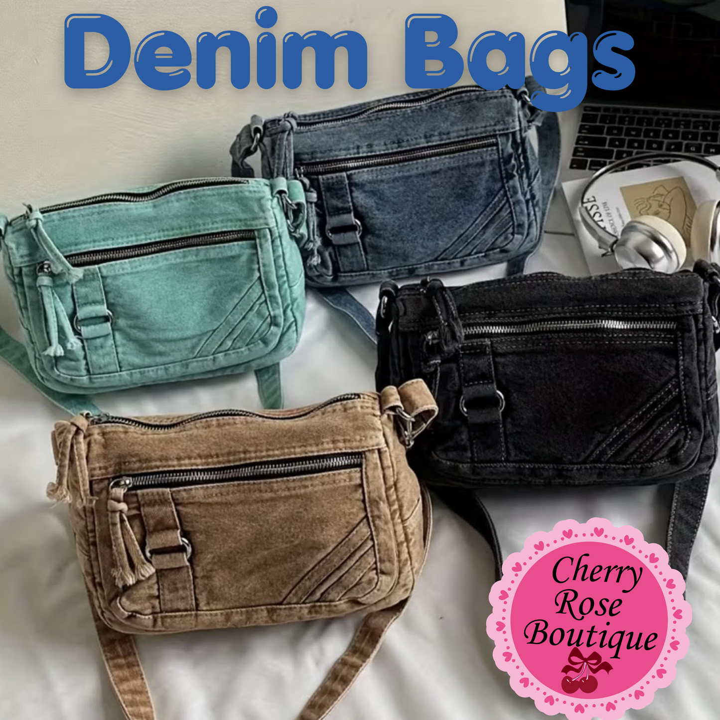 Mini Denim Duffel