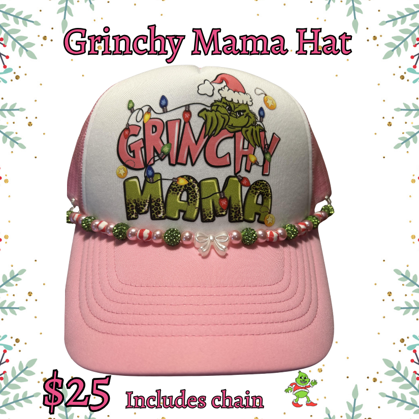 Grinchy Mama Hat