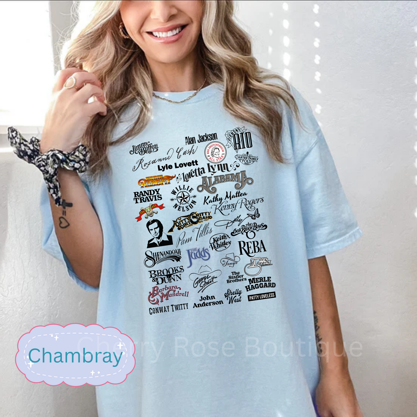 80's Country Bands Comfort Color Tee