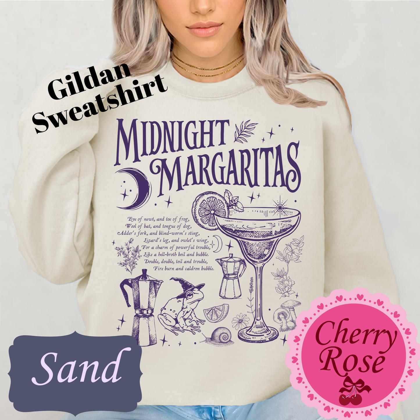 Midnight Margaritas Practical Magic Comfort Color Tee Gildan Sweatshirt