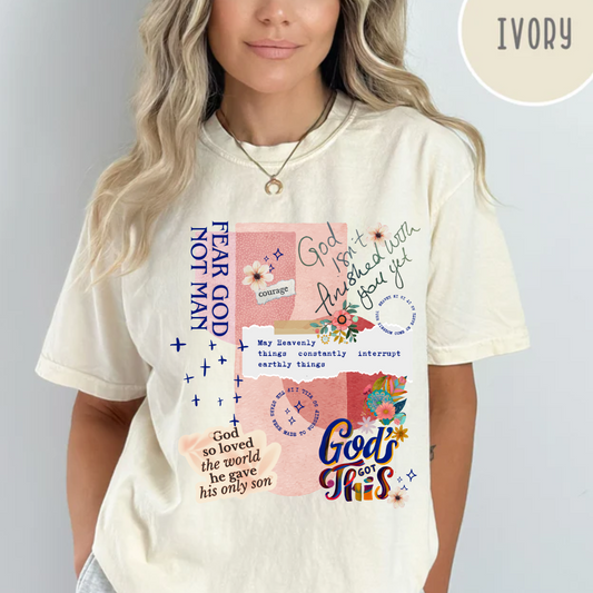 God's not finished with you yet T-Shirt, Christian Faith Shirt