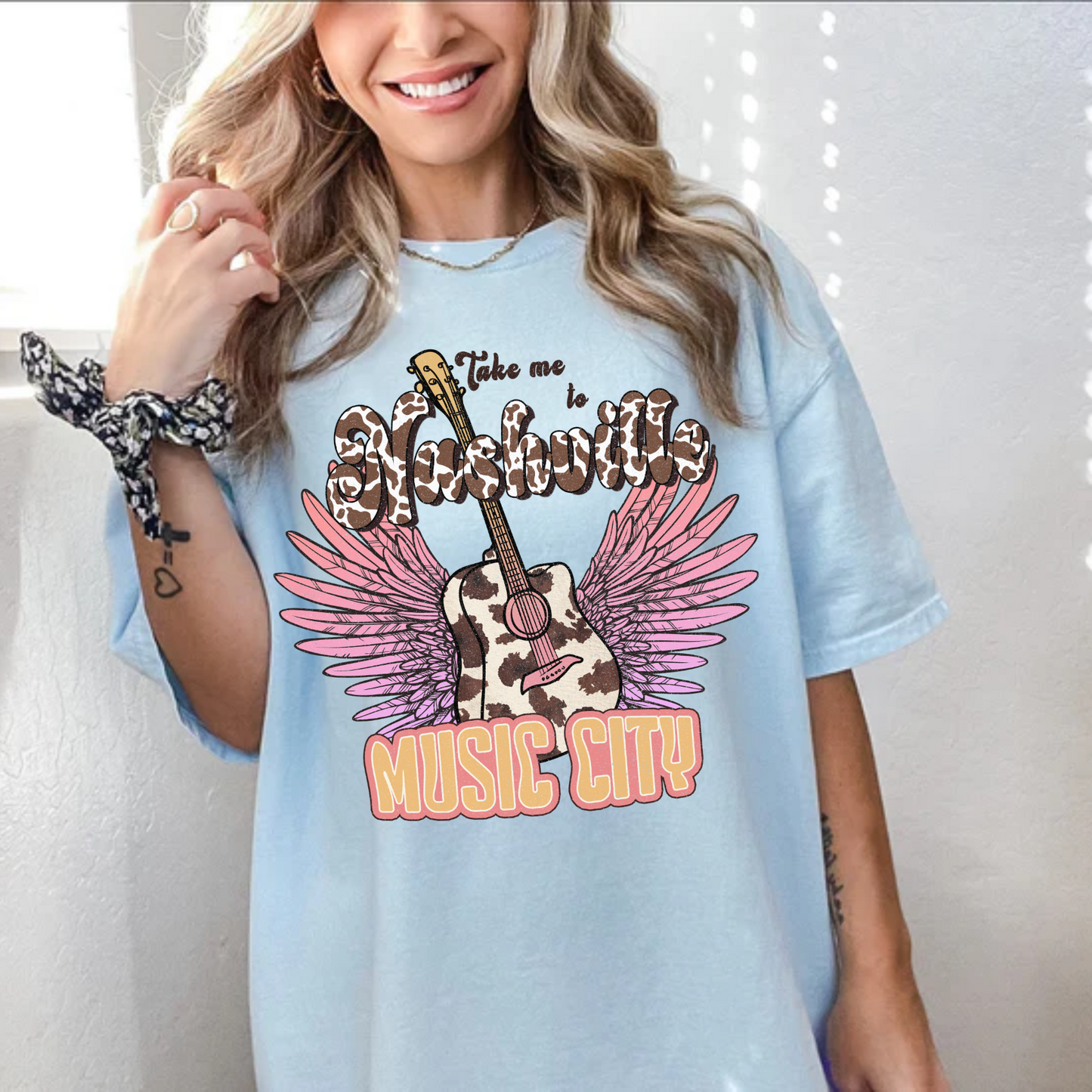 Take me to Nashville Music City Shirt Comfort Color Tee