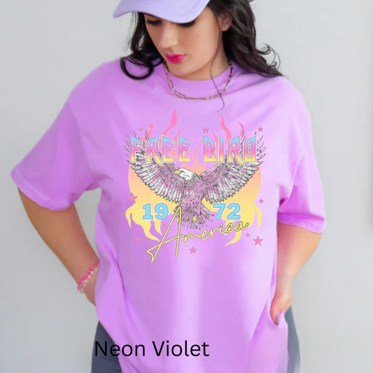Free Bird Music Shirt, Comfort Color Tee