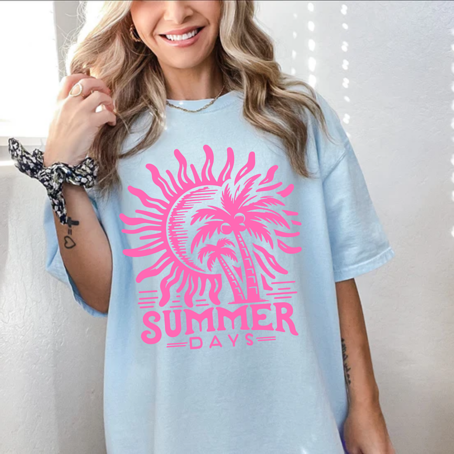 Summer Days Shirt, Summer Beach Vacation Ready, Comfort Color Tee