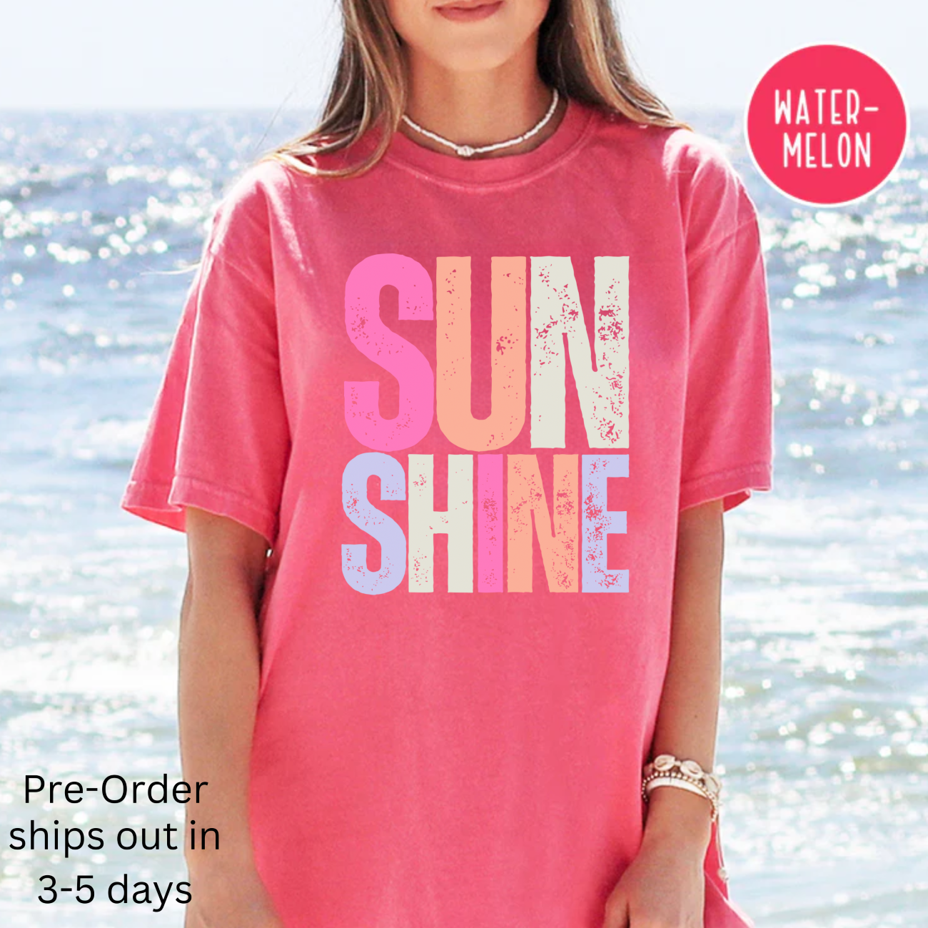 Sunshine Shirt, Summer, Beach, Vacation, Comfort Color Shirt