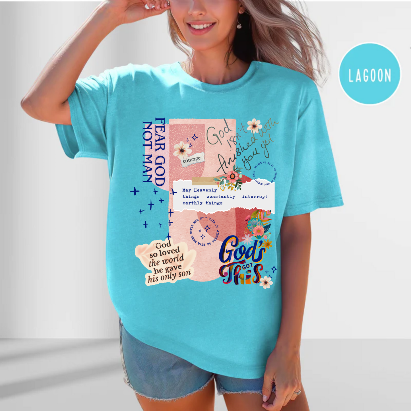 God's not finished with you yet T-Shirt, Christian Faith Shirt