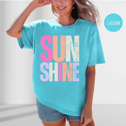 Sunshine Shirt, Summer, Beach, Vacation, Comfort Color Shirt