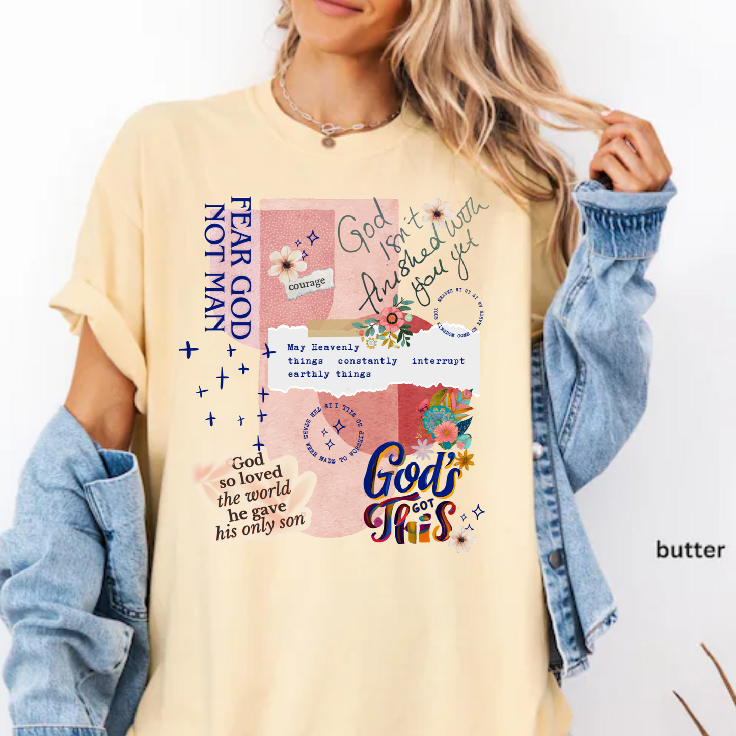 God's not finished with you yet T-Shirt, Christian Faith Shirt