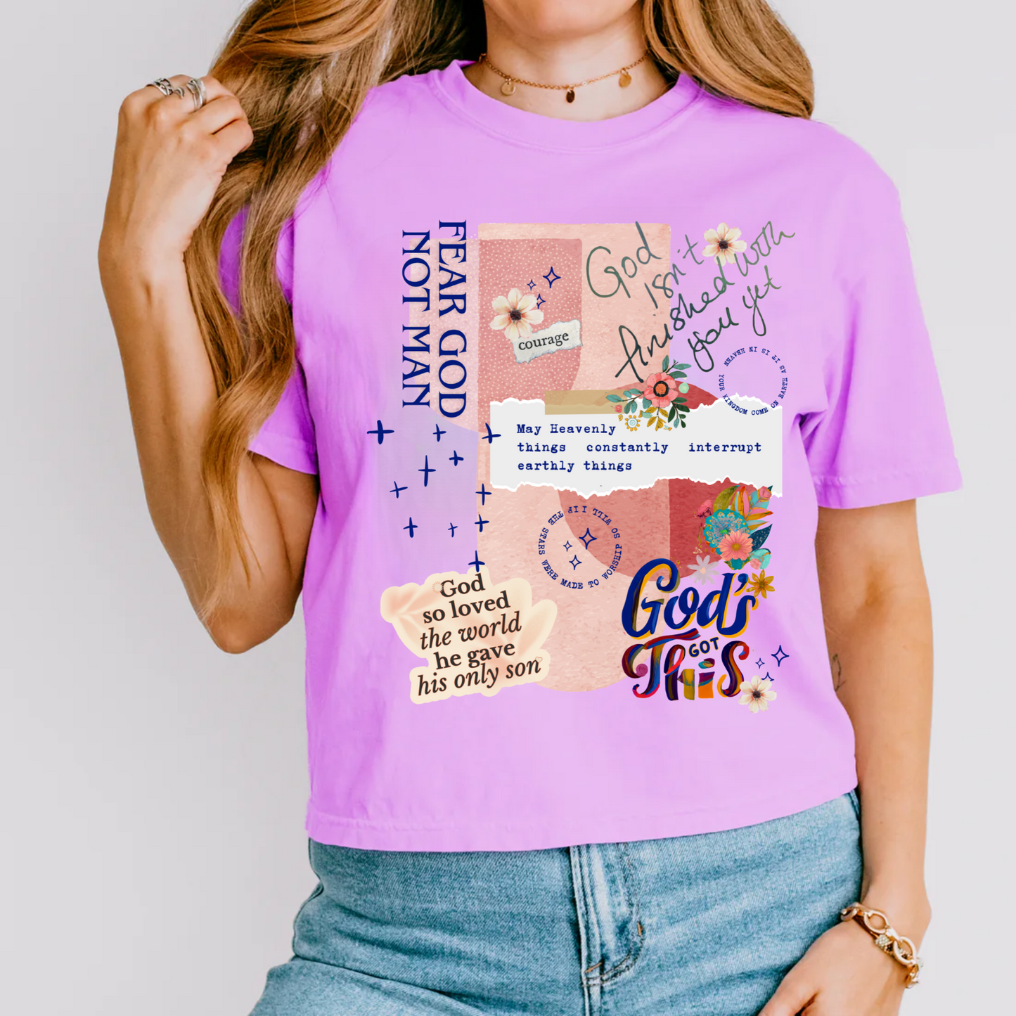 God's not finished with you yet T-Shirt, Christian Faith Shirt