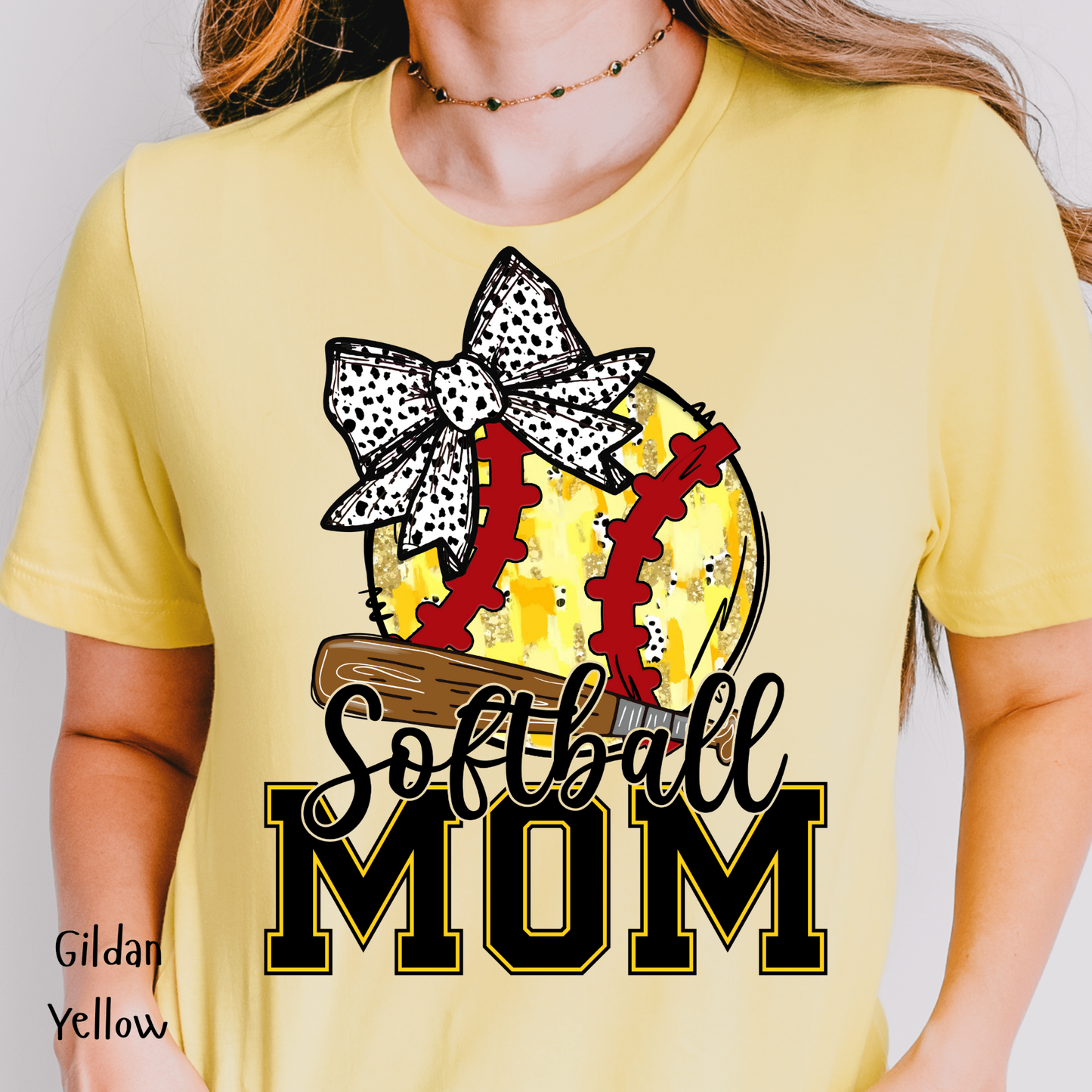 Softball Mom T-shirt, Softball Mom Tee, Gildan Shirt