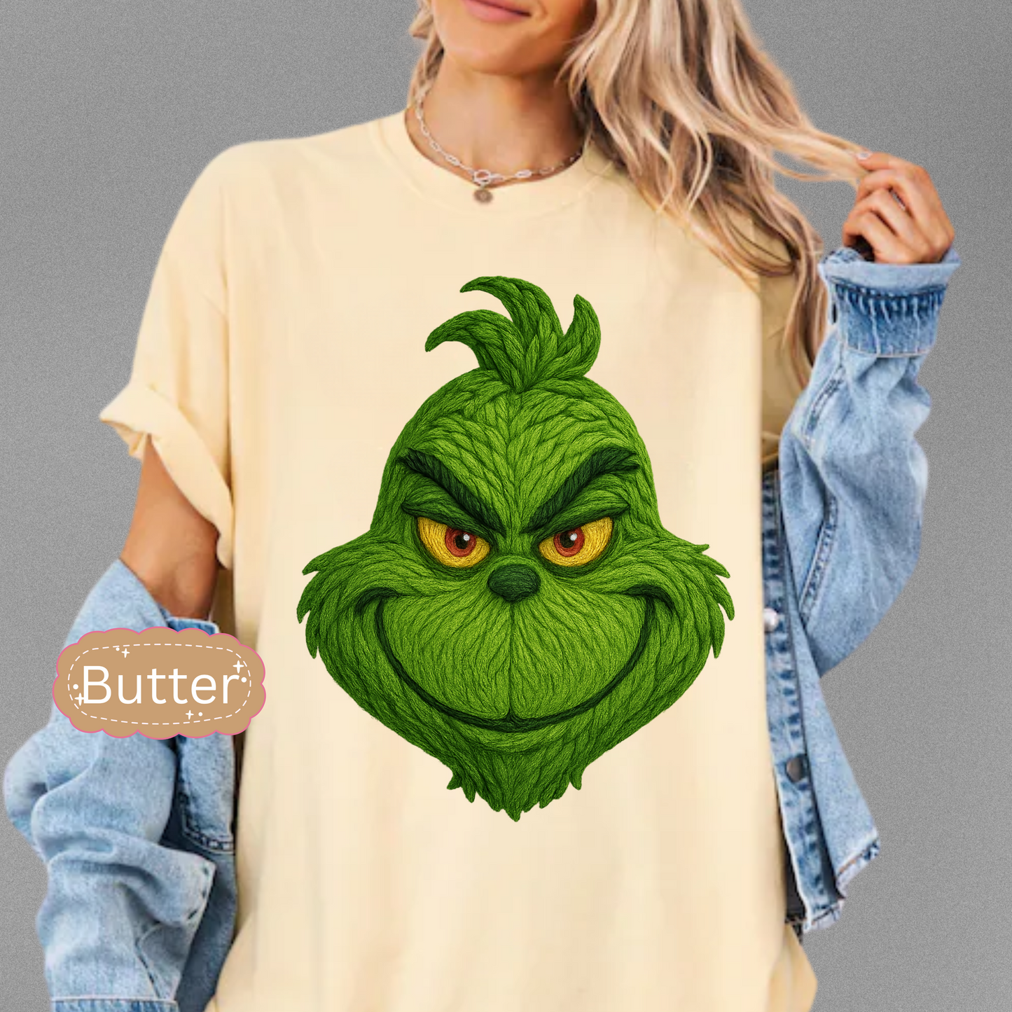 Grinch T-Shirt, Comfort Color Tee & Gildan Sweatshirt