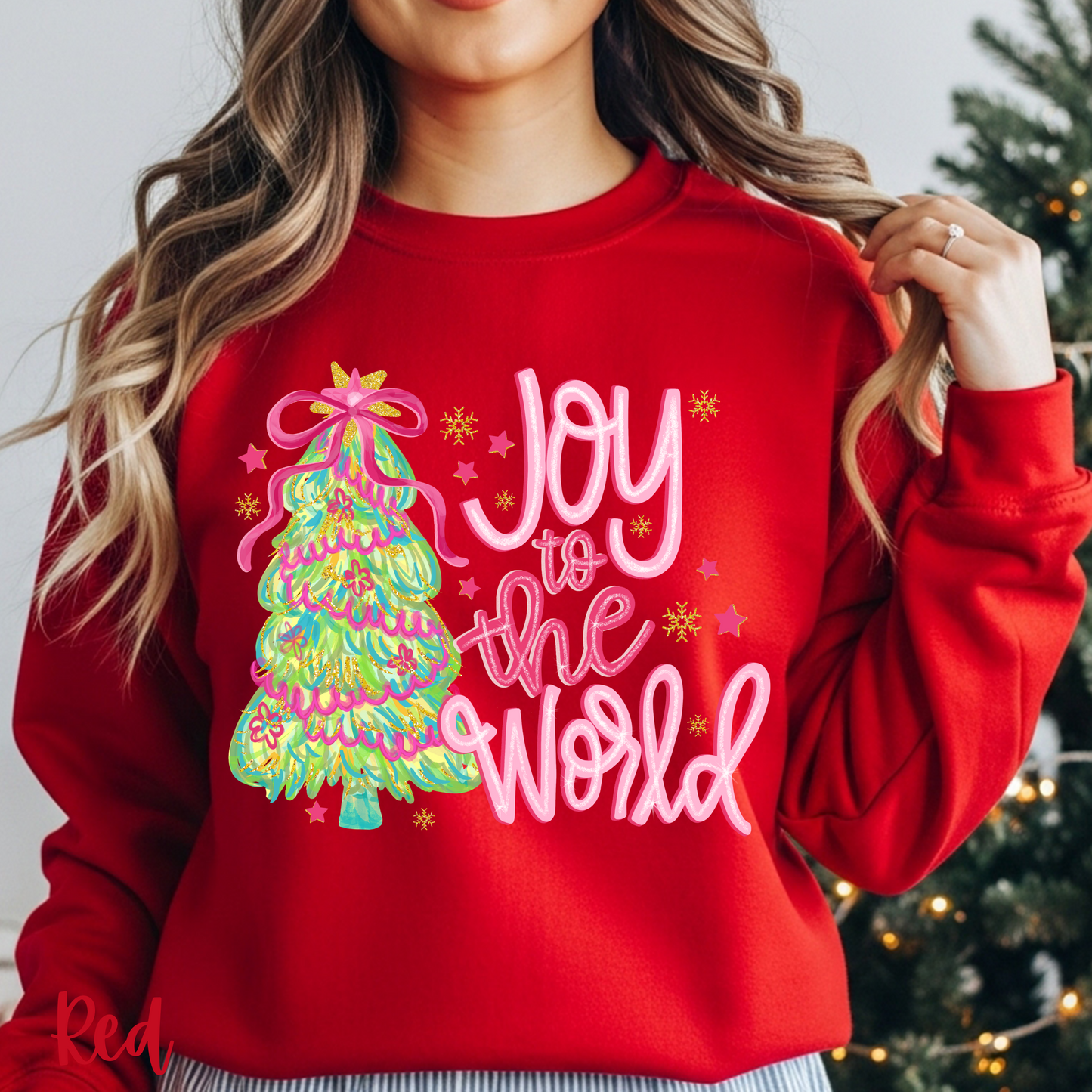 Joy to the World Christmas Holiday Sweatshirt, Youth & Adult