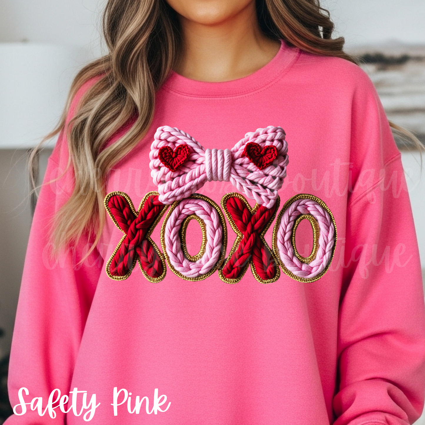 XOXO Hugs and Kisses Valentine's Day Sweatshirt