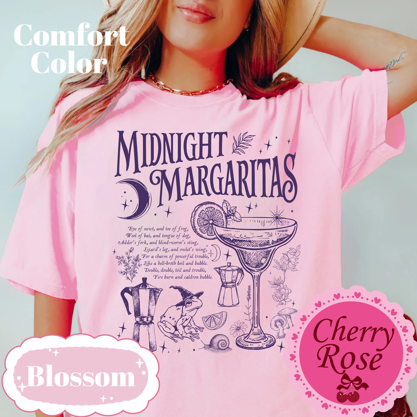 Midnight Margaritas Practical Magic Comfort Color Tee Gildan Sweatshirt