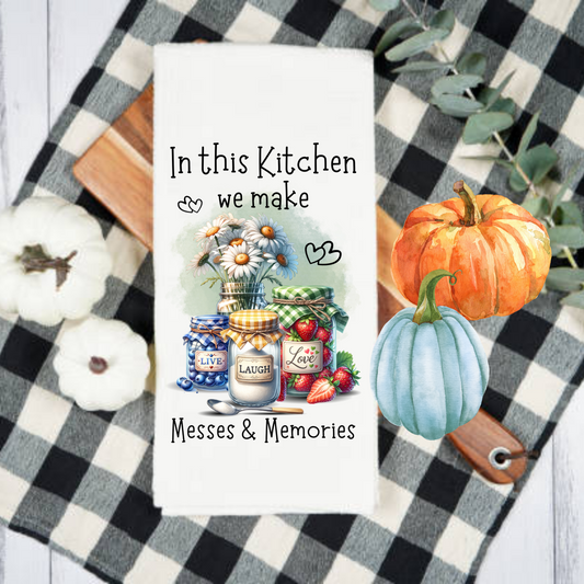 Kitchen Towels, Fall, Sunflowers and Farm Animals