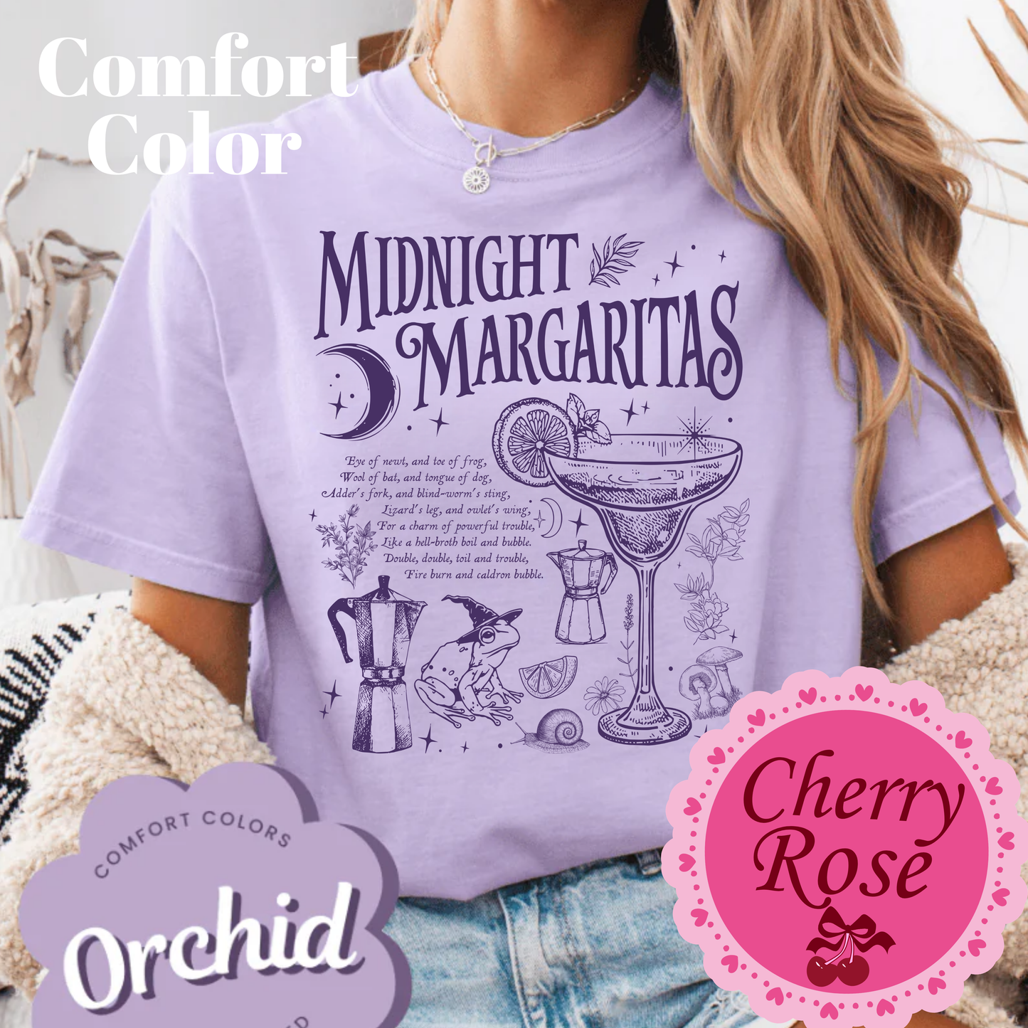 Midnight Margaritas Practical Magic Comfort Color Tee Gildan Sweatshirt